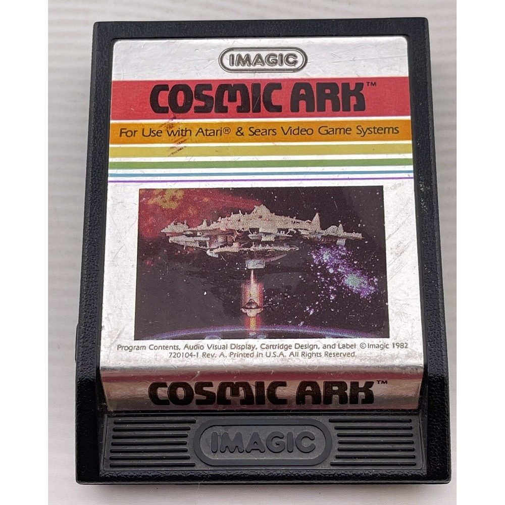 Imagic Cosmic Ark for ATARI and Sears Video Game 1982 Release (Cartridge Only )